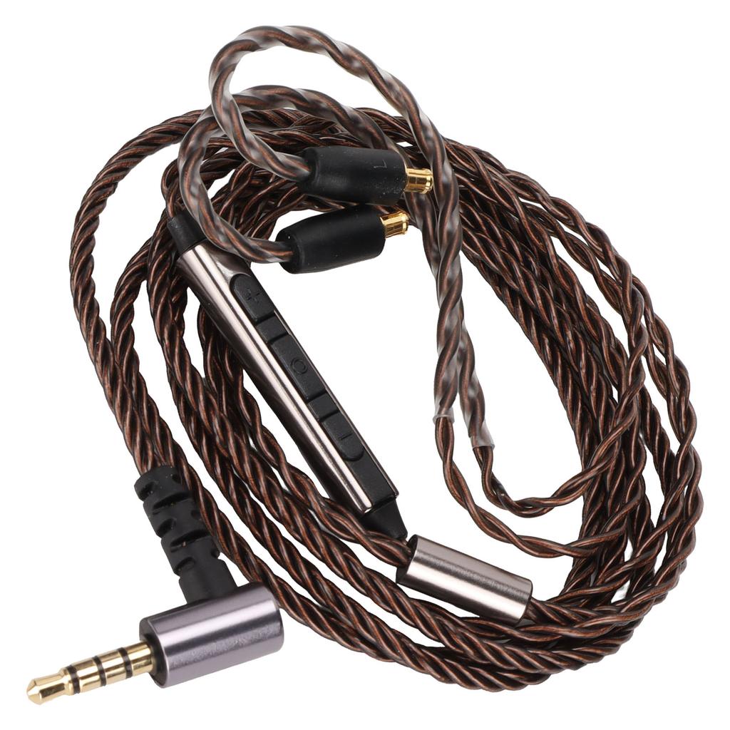 Сменный кабель для наушников, штекер 3,5 мм/A2DC, шнур для наушников со встроенным микрофоном и пультом управления для CKS1100