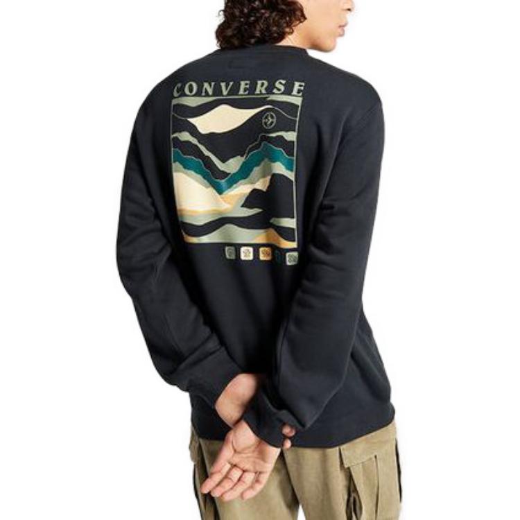 Converse All Star Winter Art Graphic Crew Sweatshirt Men's 10025632-A01