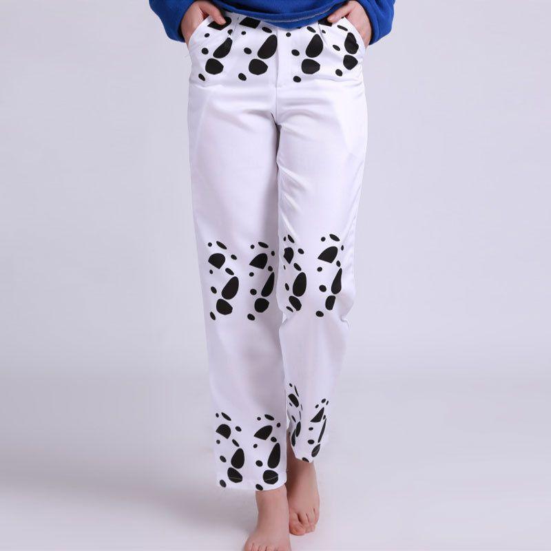 Стильный цельный костюм для косплея Трафальгара Ло, включающий плащ, брюки и шляпу