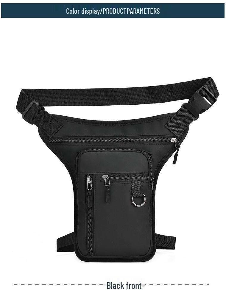 Мужская многофункциональная водонепроницаемая набедренная сумка кроссбоди для повседневных занятий спортом и велоспорта