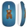 Wireless Mouse - Little Bear - Blue - USB - Compatible Mac and PC - WiFi