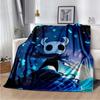 Флисовое одеяло с 3D принтом Game Hollow Knight для кроватей, походов, пикника, толстое одеяло, покрывало, флисовое одеяло