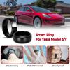 Для Tesla Model 3 Model Y аксессуары для смарт-брелоков NFC керамическое кольцо замена ключа-карты автомобиля брелок, сделанный с оригинальными чипами карт