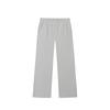 Casual Simple Solid Color Straight Loose Knit Sports Pants Women Bottoms Star-Diamond-Gray 162527305-3