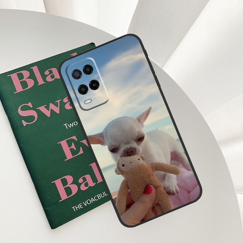 Chihuahua Dog Case For Oppo A96 A76 A16 A15 A17 A52 A72 A54S A57S A58 A78 A98 A57 A77 A54 A74 A94 Cover