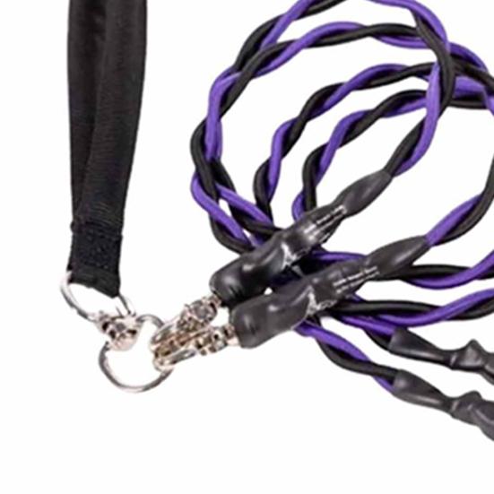 Двойной банджи-поводок для собаки, вращающийся на 360 градусов, не запутывающийся, двойной поводок для двух собак, амортизирующий банджи-поводок для прогулок и тренировок для маленьких, средних и крупных собак