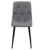 LIBRA chair - dark gray fabric / black legs x 1