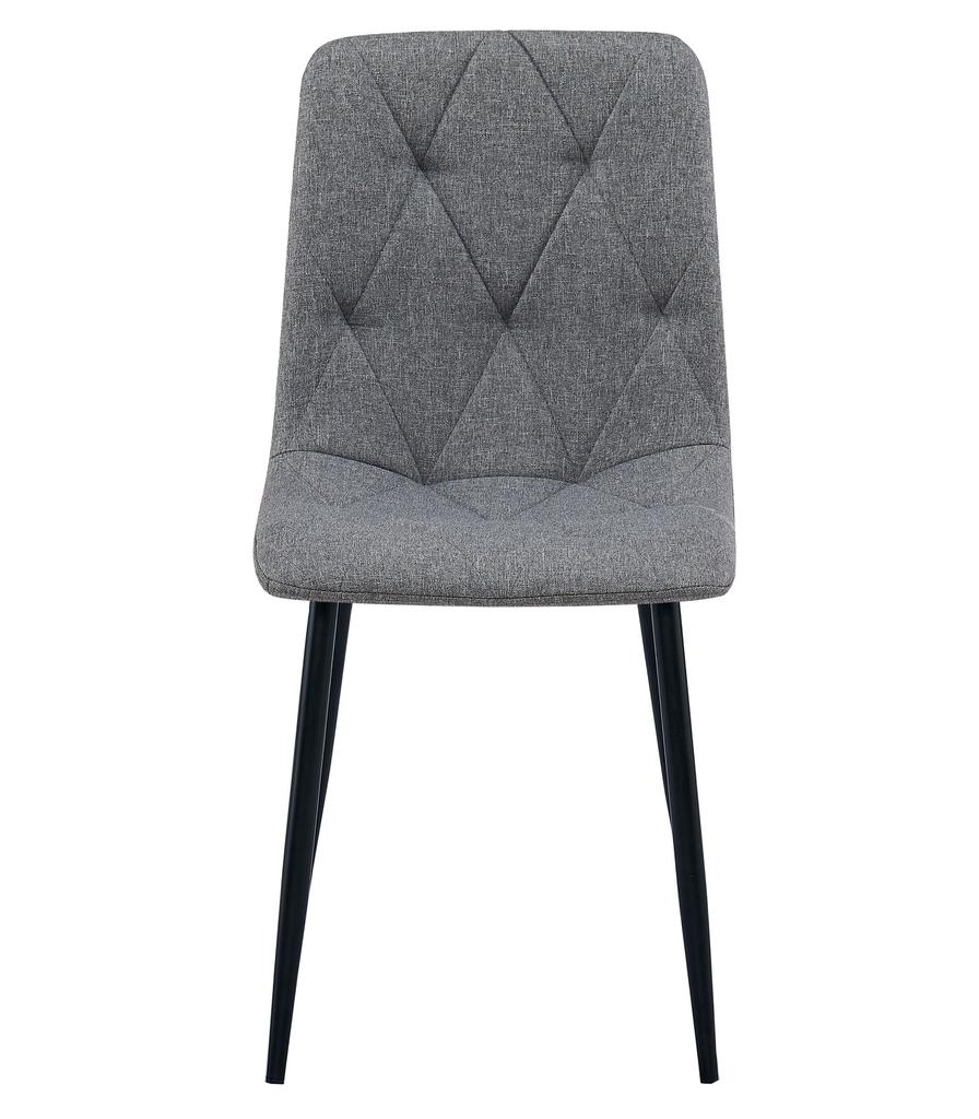 LIBRA chair - dark gray fabric / black legs x 1