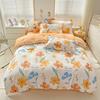 Four-piece quilt cover Household bedding Student single three-piece set Nordic simple style quilt cover quilt sheet