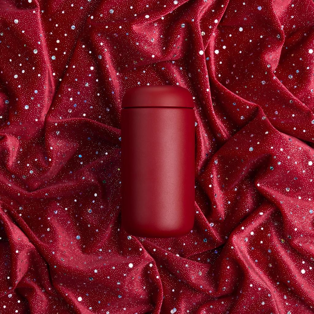 Fellow Carter Move Mug, Official Manufacturer Insulated Travel Mug (Red, 12oz (350ml))