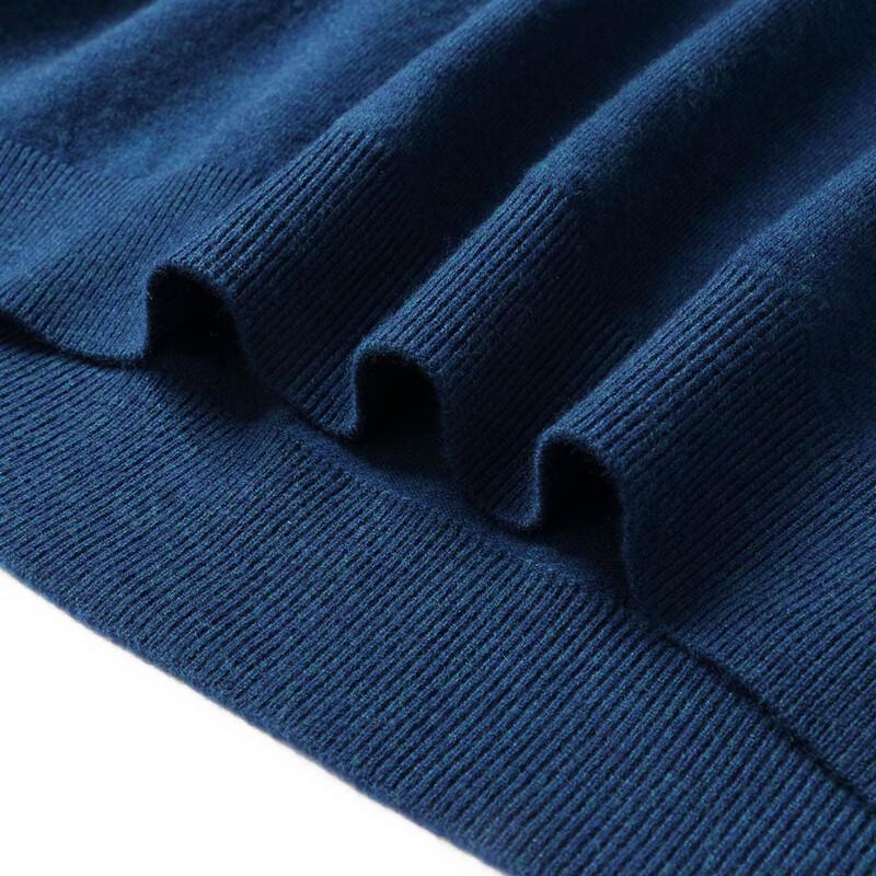 MONTAGUT Men's Embroidered Crew Neck Thick Knit Sweater