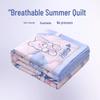Machine Washable Cartoon Children's Summer Air Conditioning Quilt - Washed Cotton Dormitory Single Quilt Core