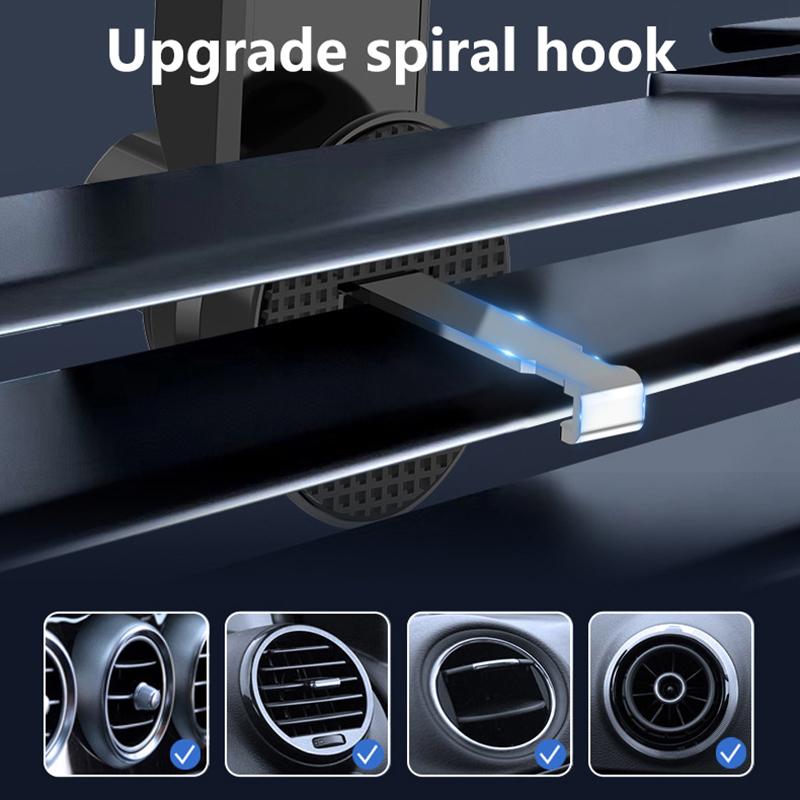 Автомобильный держатель для телефона, крепление на вентиляционную решетку, держатель для сотового телефона в автомобиле, поддержка мобильных устройств для iPhone 15 14 Xiaomi Samsung, подставка-клипса для GPS