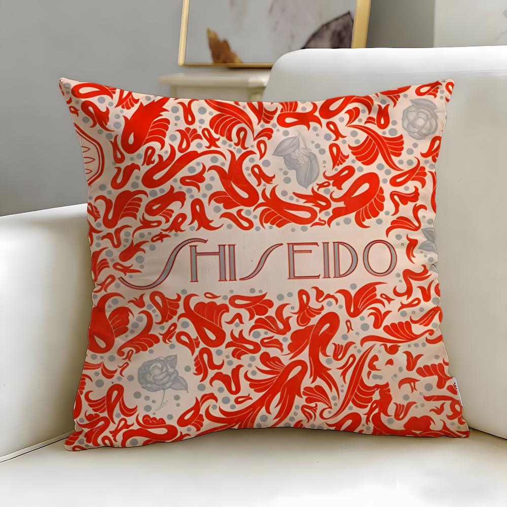 Классический бренд уходовой косметики Shiseido Чехол-наволочка для подушки Cushion Cover Soft & Easy-Wash – Универсальный для дивана, кровати, путешествий и офиса