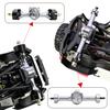 for Axial SCX30 Aluminum Front Rear Axles Set Assembly with Brass Steering Knuckles Steering Link 1/30 RC Crawler Upgrade