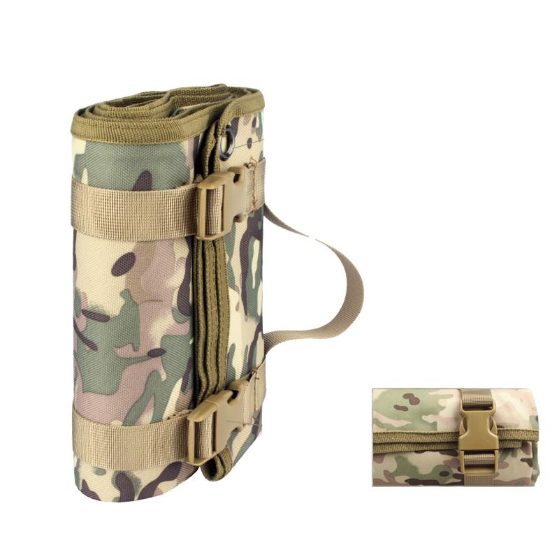 Outdoor Tactical Waterproof PVC Camping Mat Mattress Foldable 4 Seasons Portable Square 900D Thickness