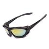 Motorcycle Polarized Lens Anti Fog Sunglasses, Day & Night Two Lens Set, Interchangeable Glasses