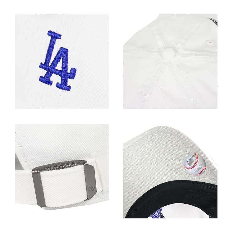 Бренд 47 Cap Mini Logo Cleanup CLEAN UP MENS LADIES CAP Chibi Logo Hat Forty Seven Dodgers White Free Size '47 Men's Women's