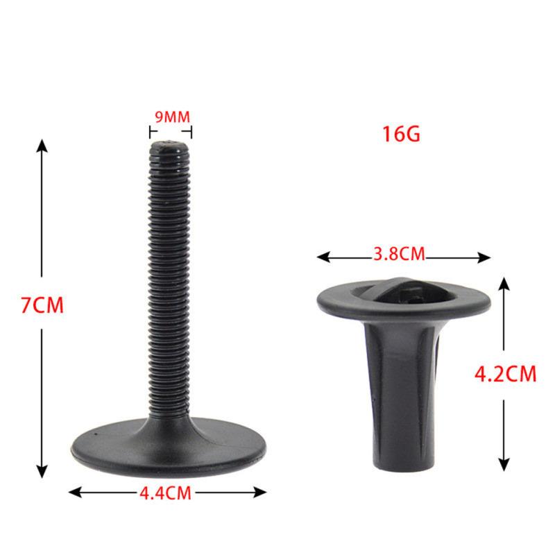 Пряжка для страховочного шнура для серфборда, штекер для лиша бодиборда для безопасности водных видов спорта, пластиковый болт для серфинга