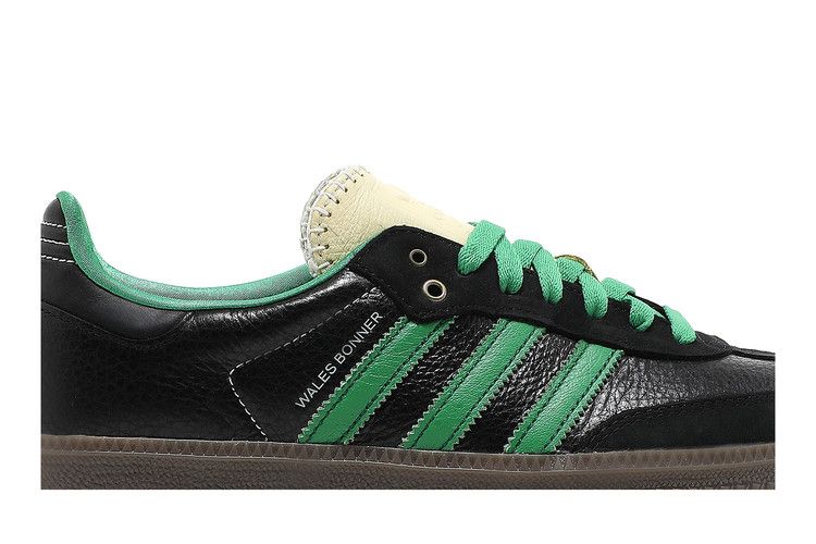 Мужские кроссовки adidas Samba Wales Bonner Черный Core Black/Кремовый Белый/Зеленый