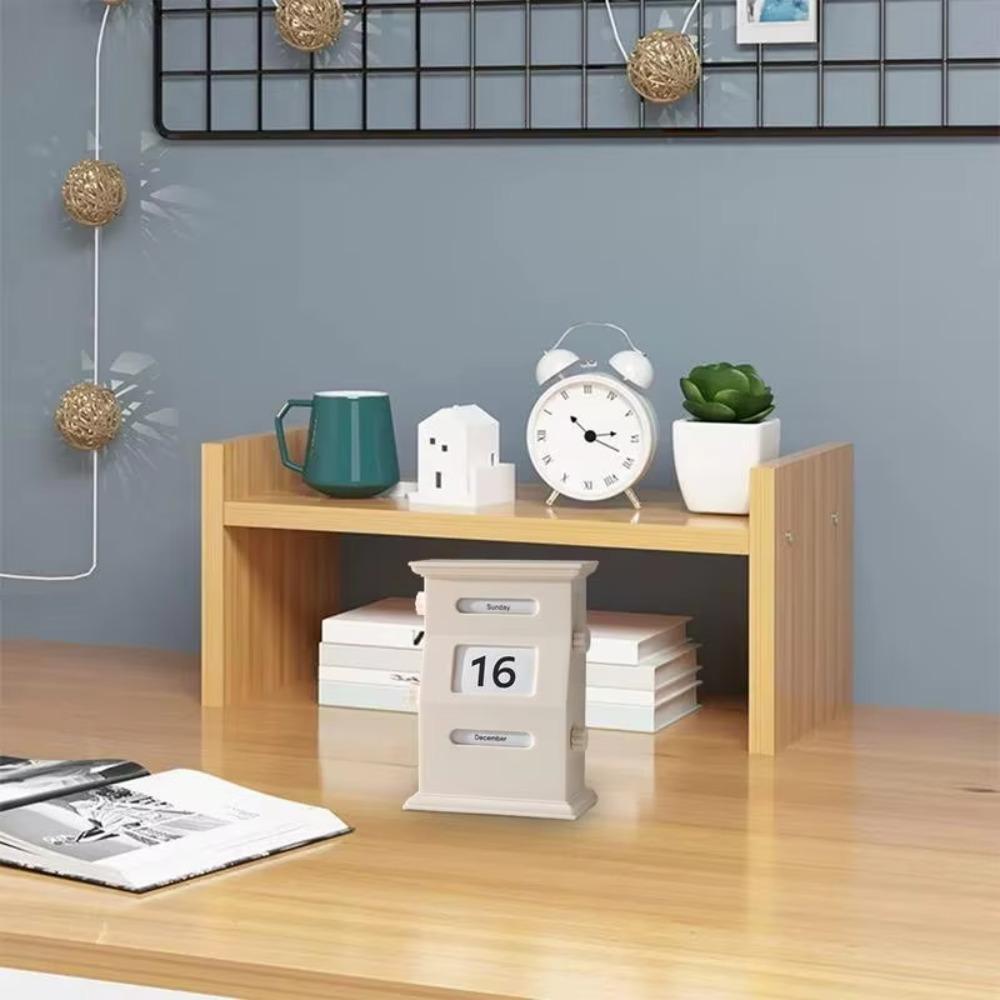 Вращающиеся Ретро Календарные Блоки Винтажный Блочный Календарь Прочный Вечный Настольный Календарь Учеба