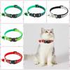 Ошейник для домашних животных с колокольчиком, регулируемой пряжкой, ошейник для кошек, собак, рождественский персонализированный ошейник для котят, щенков, хамессов, аксессуары для маленьких животных