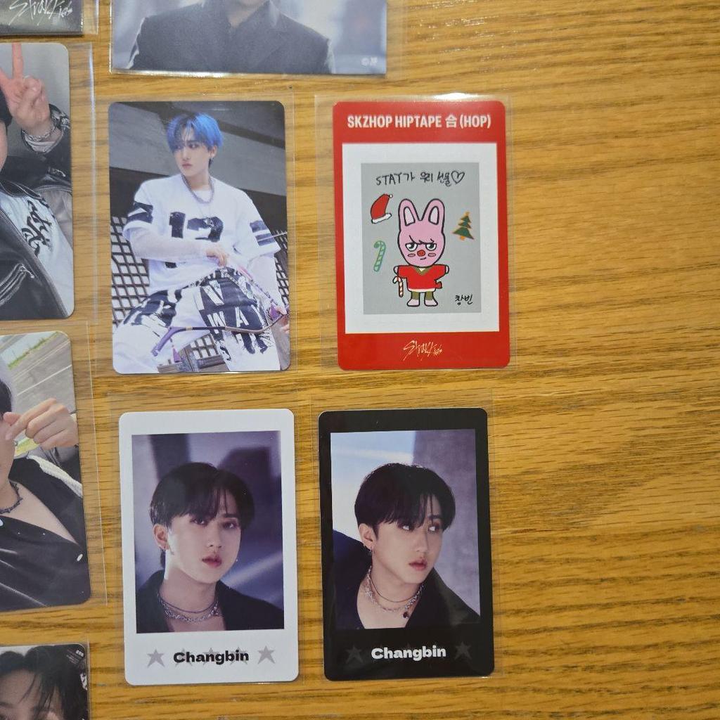 [ИСПОЛЬЗОВАННЫЕ] оптовая продажа коллекционных карточек Straykids Sukizu Changbin