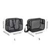 Portable Beach Pockets Quick Dry Cosmetic Organizer Case Durable Mesh Shower Bag  Bathroom