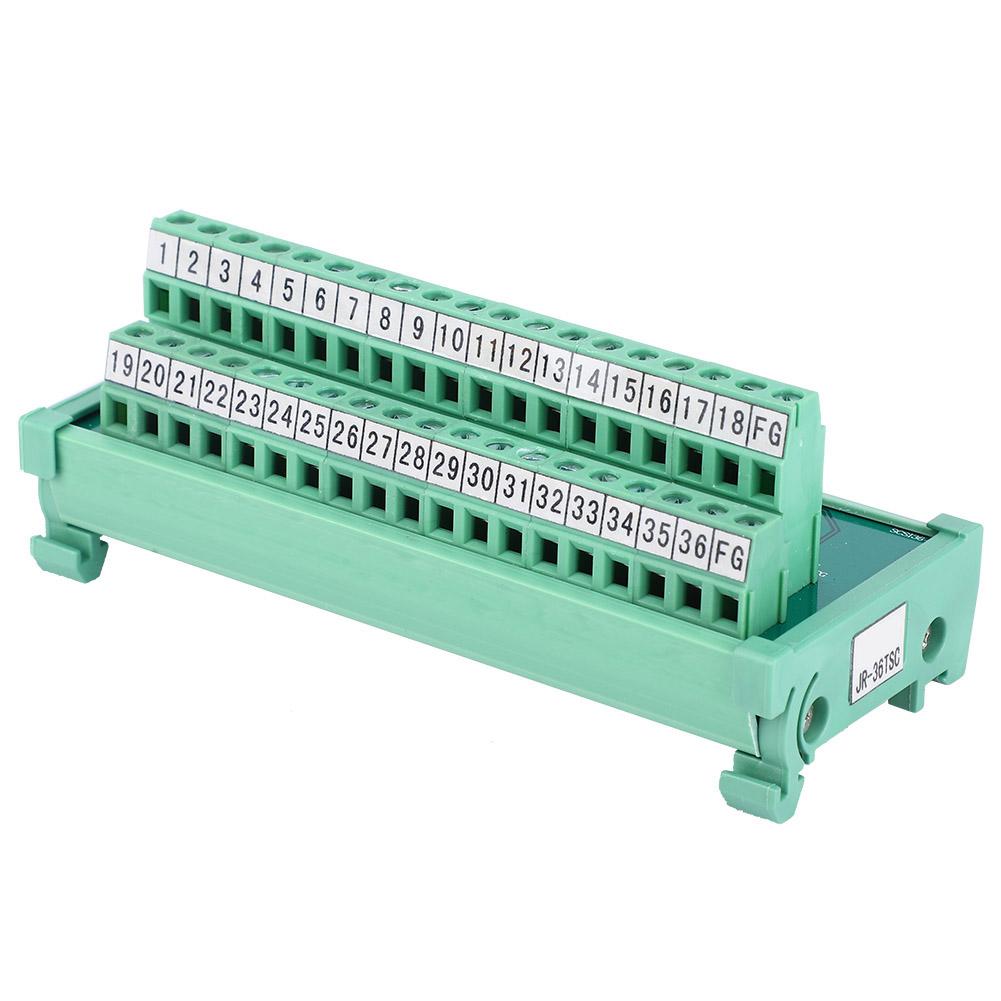 Клеммная колодка Разъем для кабеля Модуль ПЛК SCSI 36P 35 мм DIN-рейка Электротехнические изделия