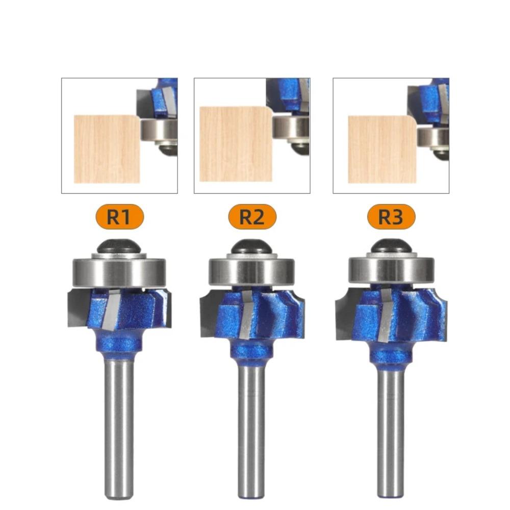 4 Corner Round Router Bit R1 R2 R3 Classical Cutter Bit Woodworking Milling Cutter  Carpentry