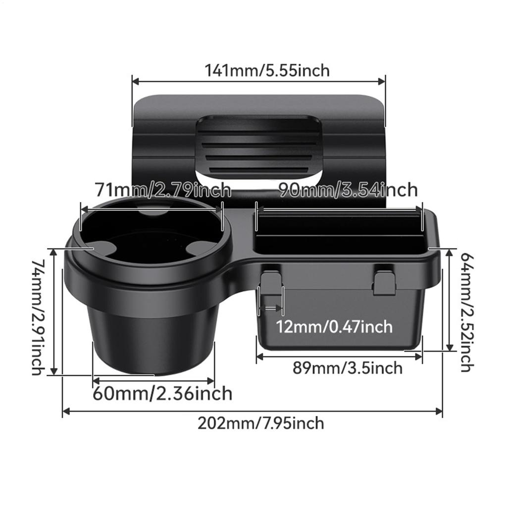 Car Door Cup Holder - Car Accessories Door Organizer with Cup Holder | Small