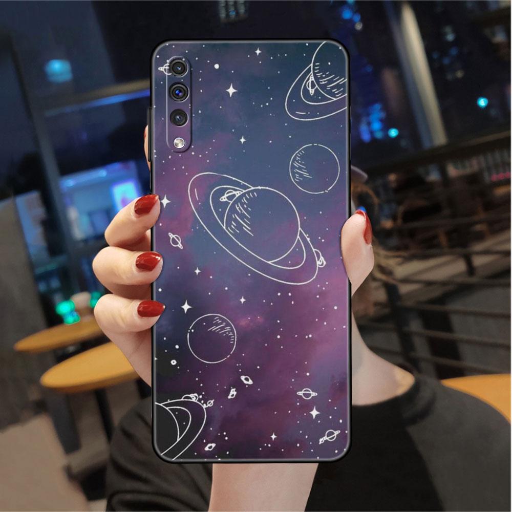 Чехол Cosmic Planet для Samsung Galaxy A50 A20e A70 A10 A40 A20s A10s M30s M23 M51 M31s черный мягкий чехол для телефона