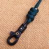 1PC  Keychain Paracord Military Braided Nylon Lanyard With Plastic Buckle High Strength Parachute Cord Camping Equipment Kit