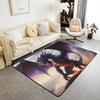 3D Dragon Area Rug Magical Animal Rug for Teens Boys Blue Mysterious Wildlife Carpet Cartoon Starry Sky Clouds Non Shedding