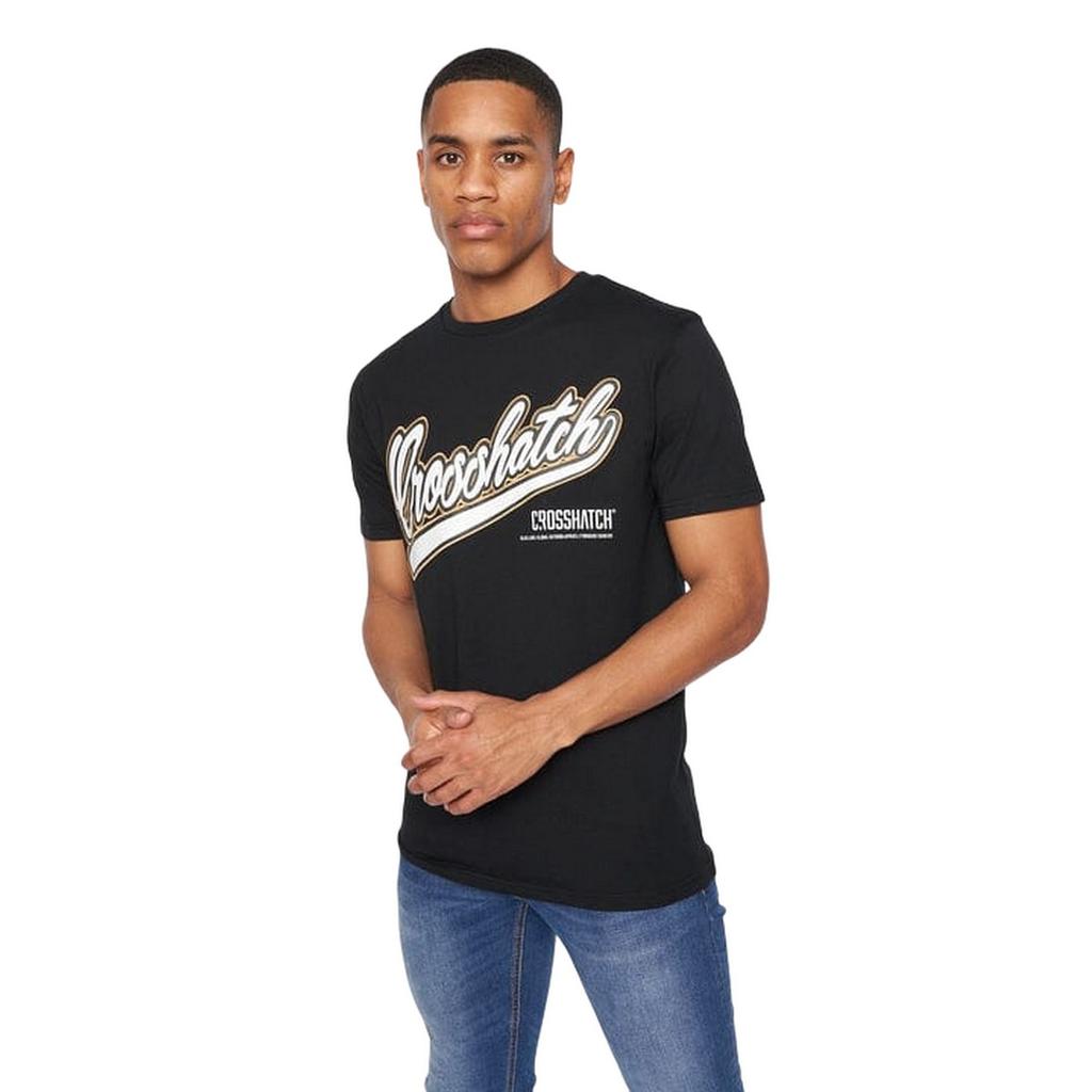 Crosshatch Мужская футболка с логотипом Cronstand