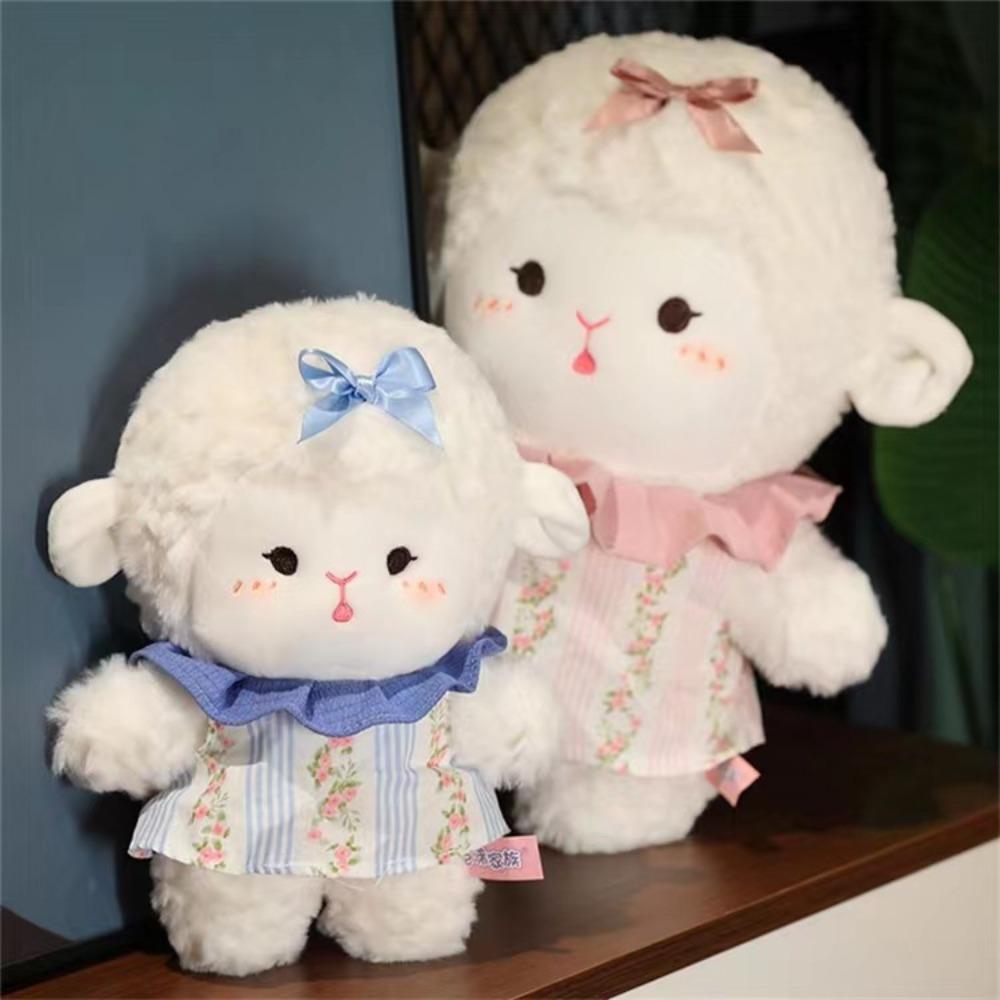 Кукла-овечка юбка принцессы тряпичная кукла плюшевая игрушка для девочки спит с успокаивающий подарок на день рождения розовая юбка