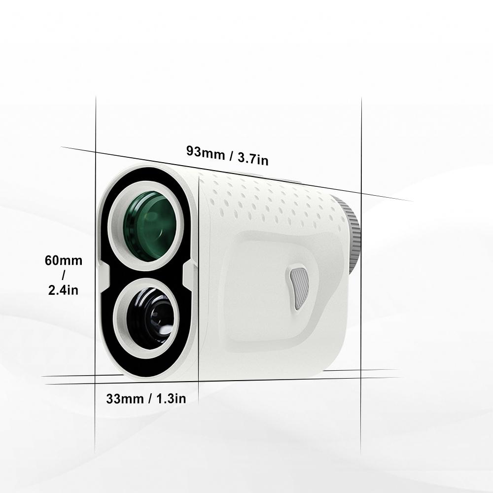 Nohawk Golf Rangefinder with Slope Switch 600/1000Yds Range Finder with Flag Pole Locking Vibration Magnetic Strip for Golfing