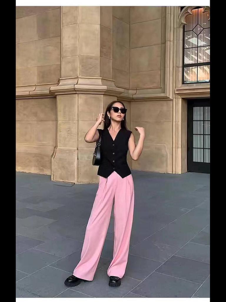 25th Anniversary Women's Black V-Neck Waistcoat: Sleeveless Retro Summer Cardigan