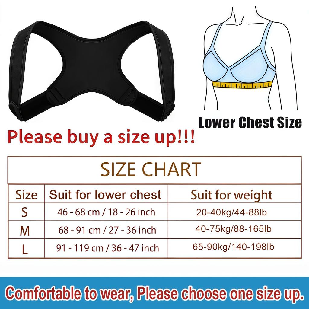 Цельный невидимый корректор осанки спины, регулируемые коррекционные ремни для взрослых мужчин и женщин, сидячая осанка, ключичные ремни