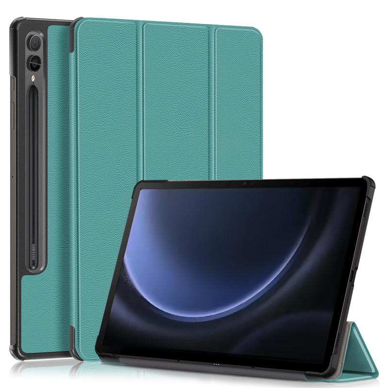 12,4-дюймовый модный чехол из кожи Smart Paint для Galaxy Tab S9 Plus S9 Fe Plus, ультратонкий противоударный защитный чехол