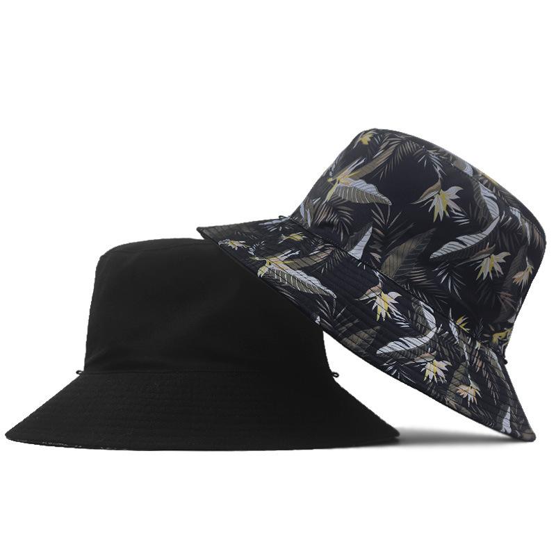 Big Head Man Large Size Bucket Hats 60-63cm Plus Size Summer Fisherman Cap Cotton Panama UPF50+ Sun Protection Double Sides Wear