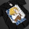 Футболка Saint Seiya Shiryu Футболка Hyoga Футболка Shun Топ Ikku Аниме Графическая Футболка