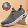 Men's Canvas Lightweight Shoes Fashion Breathable Mesh Sports Shoes Casual Men Vulcanized Shoes Classic Slip On Flat Loafer2025