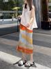 Miyake Pleated Women's Summer Two-Piece Suit - Elegant Age-Reducing Set