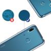 Coque Huawei Y6 2019 - Y6 PRO 2019 - Y6 PRIME 2019 Souple Transparent + Verre Trempé Integral Bord Noir[Phonillico®]