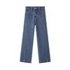 Peacebird Women's Retro High-Waist Straight-Leg Jeans