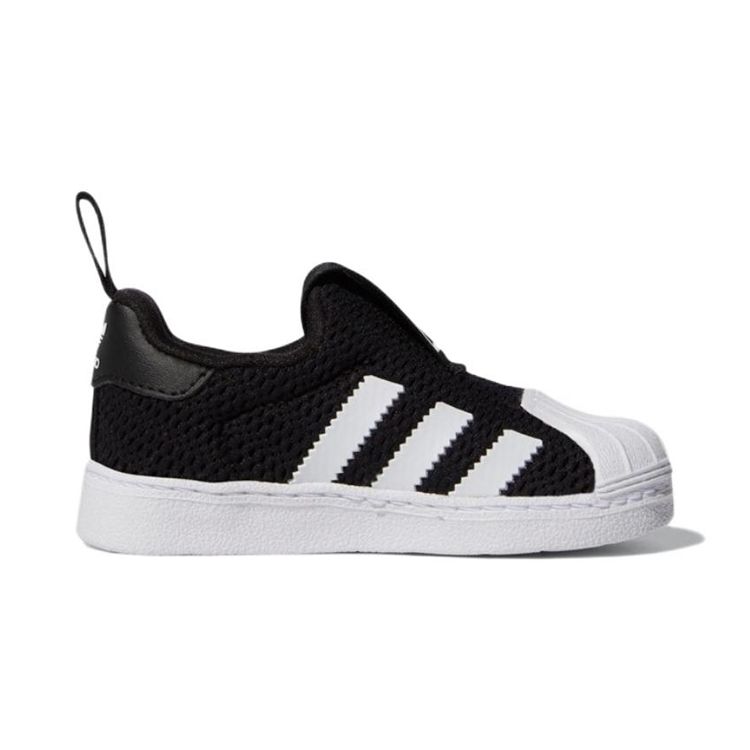 Adidas Superstar 360 C Black White Детские кроссовки Core-Black Cloud-White GX3227