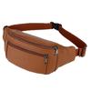 Мужская поясная сумка-кроссбоди из натуральной кожи: Многофункциональная поясная сумка большой вместимости для бега и работы