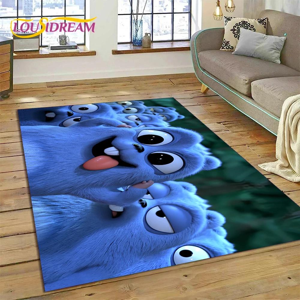 Cartoon Grizzy and The Lemmings Rug Carpet for Living Room Bedroom Home Decor,Floor Mat Non-slip Decoration for Sofa Doormat Kid