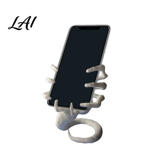 Trendy Desktop Decoration Alien Facehugger Phone Stand Unique 3D Printed Cell Holder Creative Gift for Gamers Sturdy PLA Decorative Smartphone Mount